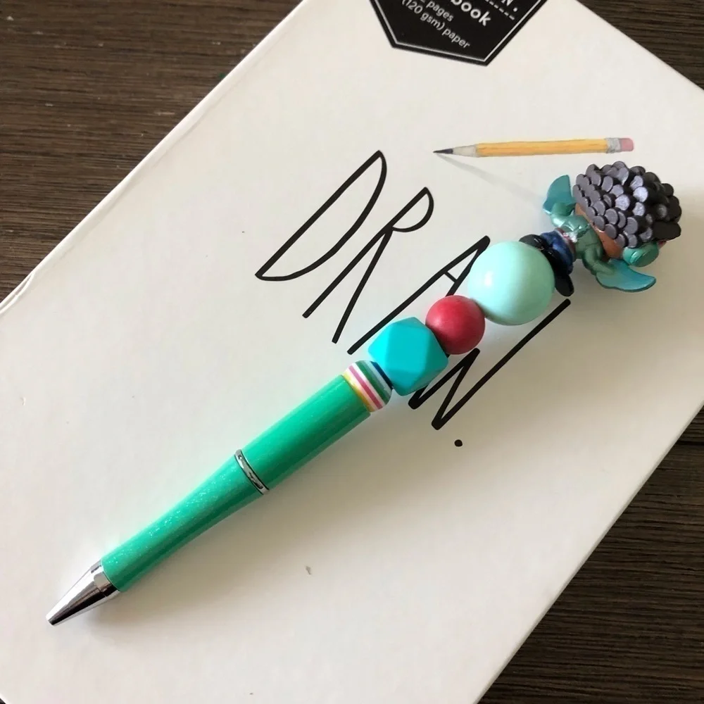 Disney Doorables: Big Hero 6: Wasabi handmade beaded pen